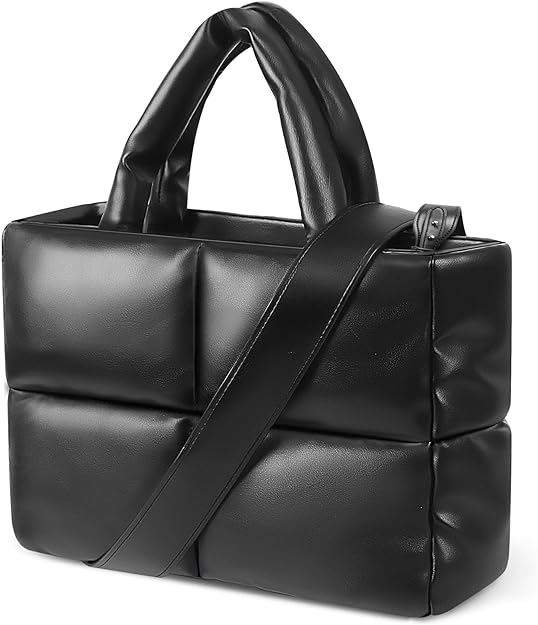 Designer Luxury Puffer Tote Bag